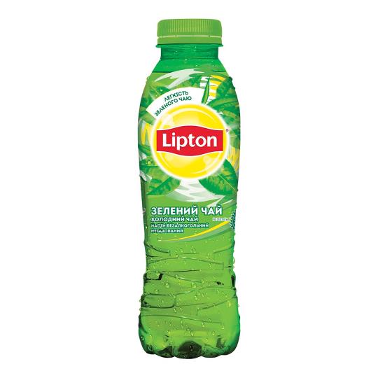 Холодний зелений чай Ліптон 0,5л ТМ Lipton "Родинна Кобваска"