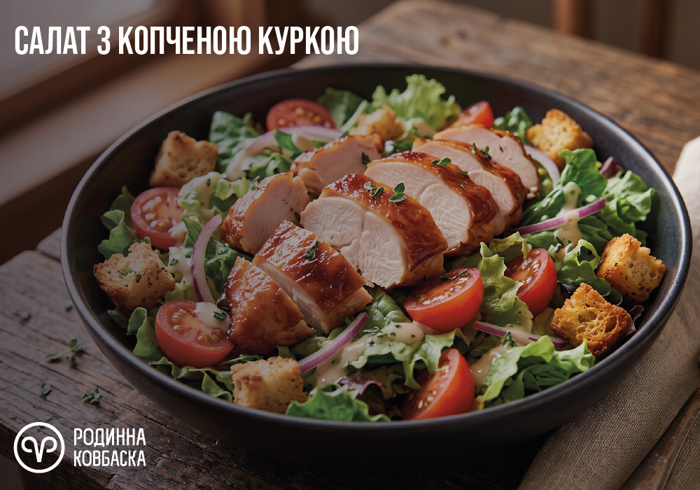 Салат з копченою куркою: 7 рецептів