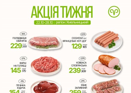 Знижки в магазинах міста Хмельницький