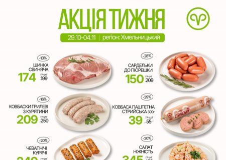 Знижки в магазинах міста Хмельницький