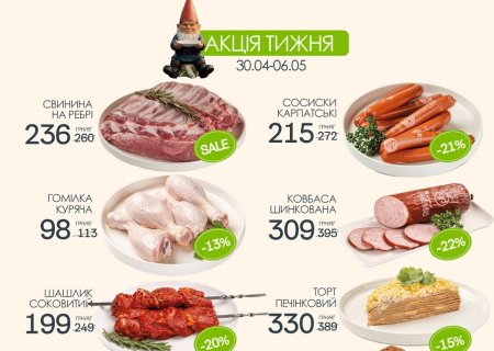 Знижки в магазинах міста Житомир