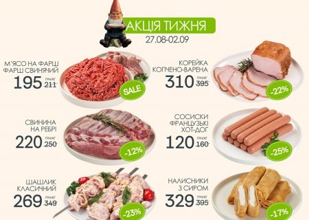 Знижки в магазинах міста Житомир