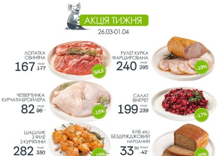 Знижки в магазинах міста Вінниця