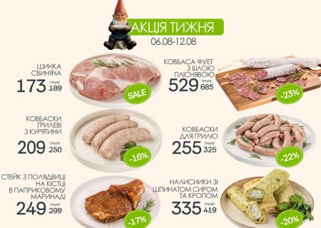 Знижки в магазинах міста Вінниця