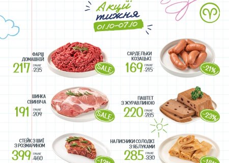 Знижки в магазинах міста Вінниця
