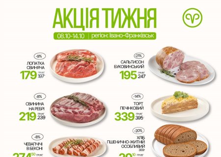 Знижки в магазинах міста Івано-Франківськ