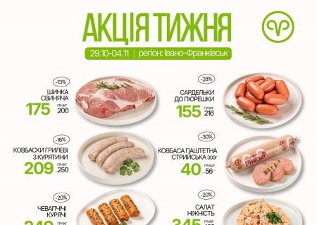 Знижки в магазинах міста Івано-Франківськ
