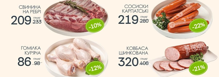 Знижки в магазинах міста Луцьк