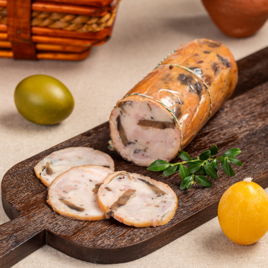 Рулет з грибами запечений "Родинна ковбаска"