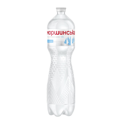Вода мінеральна негазована Моршинська 1,5л "Родинна ковбаска"