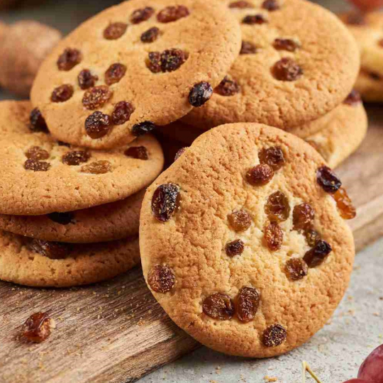 Печиво Американське з родзинками Biscotti 0,4 кг "Родинна ковбаска"