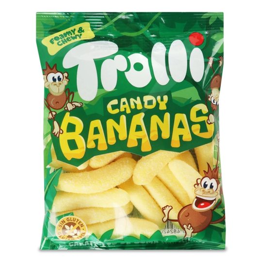 Мармелад жувальний Trolli Банани 100 г "Родинна ковбаска"