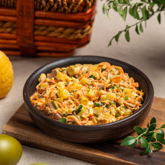 Салат «Мозаїка» "Родинна ковбаска"