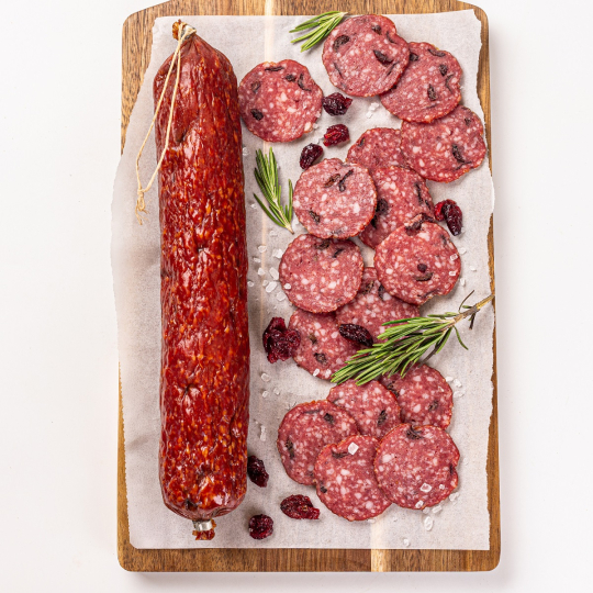 Ковбаса Салямі з журавлиною с/к в/с "Родинна ковбаска"