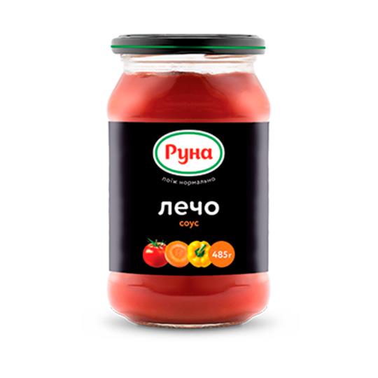 Соус Лечо 485г ТМ Руна "Родинна ковбаска"