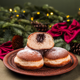 Пампух з шоколадом