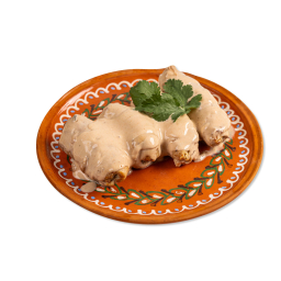 Крученики з грибами та грибним соусом
