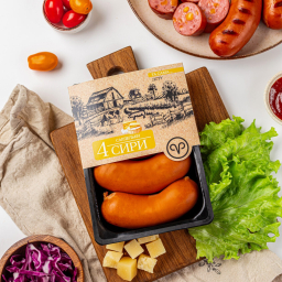 Сардельки чотири сира в/c