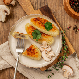 Зрази з грибами картопляні