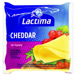 Сир плавлений Чеддер 36,2%, 130г  Lactima
